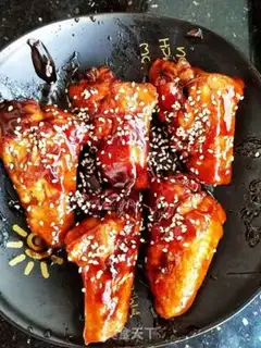 Make Red chicken wings step 7