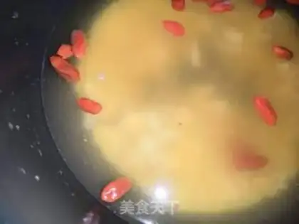 Make Little rice lily oatmeal step 4