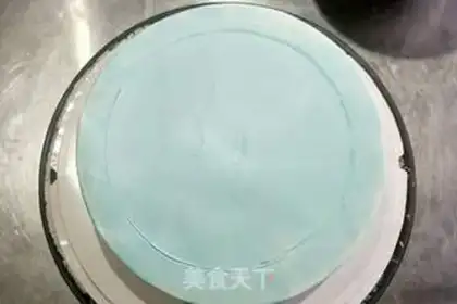 Make A flower cake step 11