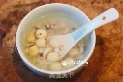 Make Lotus congee step 3