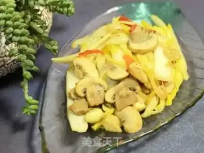 Make Crackers and mushrooms step 6