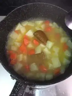 Make Curry potatoes step 6