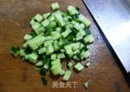 Make cucumber black-mucked eggs step 8