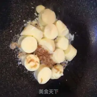 Make A tofu-curd shrimp soup step 3