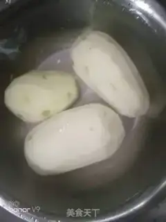 Make Clear the potato chips step 0