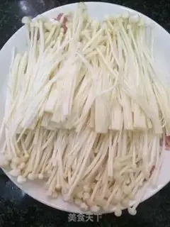 Make Gold needle mushroom vapouring ribs step 3