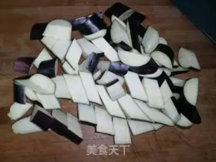 Make Dry bean petal eggplant step 0