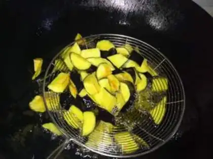 Make Dry bean petal eggplant step 4