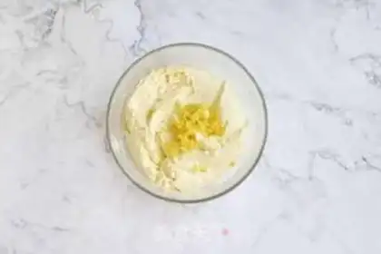 Make Fresh lemon pound cake step 5