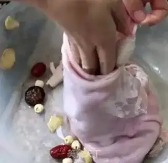 Make Pig belly chicken step 3