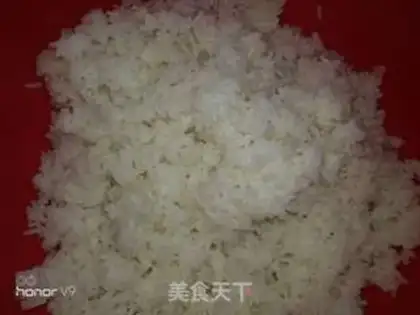 Make Egg fried rice step 1