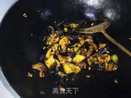 Make Dry bean petal eggplant step 11