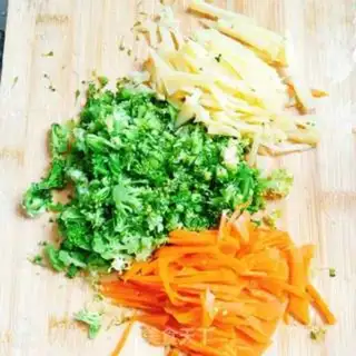 Make Vegetable pancakes step 1