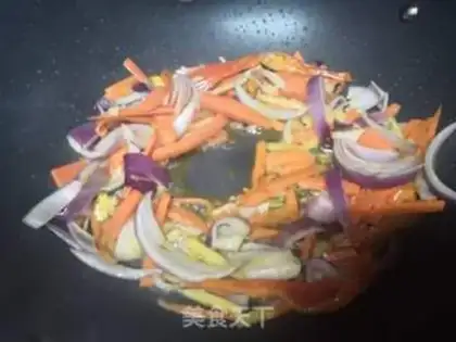 Make Carrot beef step 3