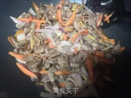 Make Carrot beef step 6
