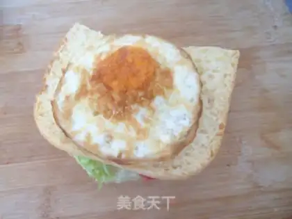 Make Egg ham sandwich step 10