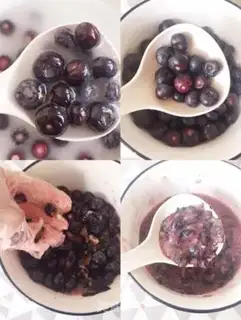Make Blueberry sauce step 2