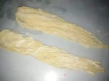 Make Egghand noodles step 5