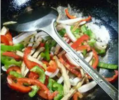 Make Scrambled red pepper step 11