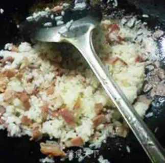 Make Dutch bacon fried rice step 9