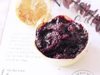 Make Blueberry sauce step 5