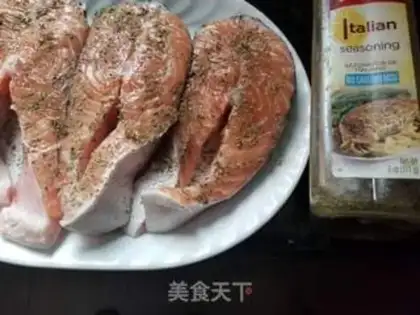 Make Fried salmon step 0