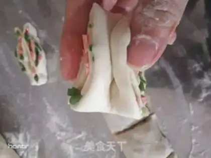 Make Poultry rolls step 8