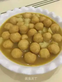 Make Curry fishballs step 6