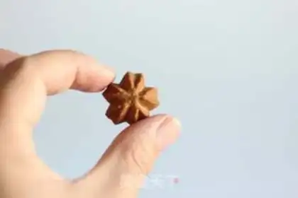 Make Sakura coffee cookies step 14
