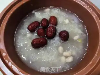 Make A peanut-tree silver ear soup step 5