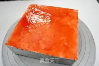 Make Nine flower mousse cakes step 7