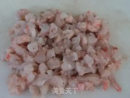 Make Shrimp dumplings step 1