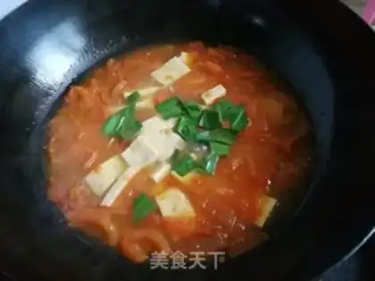 Make Tomato tofu soup step 5
