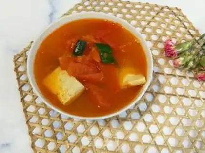 Make Tomato tofu soup step 6