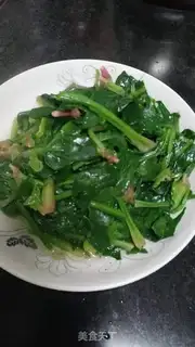 Make Spicy spinach step 4