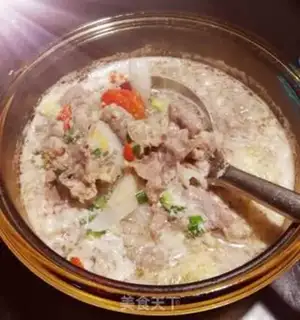 Make Clear the soup and lamb step 3