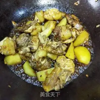 Make Potato chicken step 6