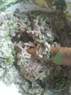 Make Bean mashed meatball soup step 3