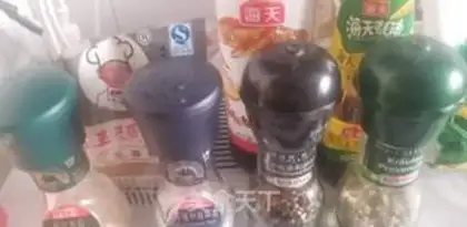 Make Fried salmon head step 1