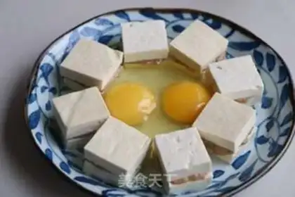 Make Tofu and steamed eggs step 5