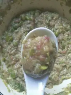 Make Bean mashed meatball soup step 6
