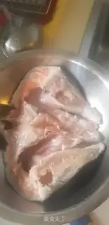 Make Fried salmon head step 4