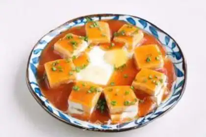 Make Tofu and steamed eggs step 7