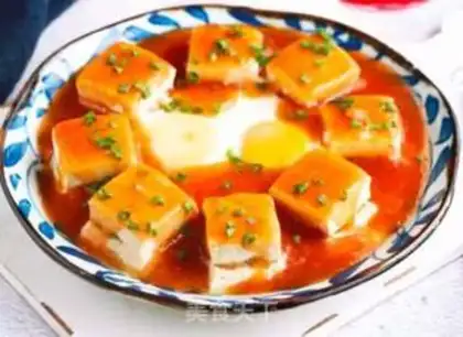 Make Tofu and steamed eggs step 8