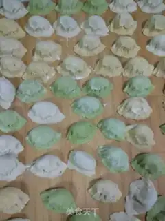 Make Spinach chicken chest dumplings step 12