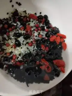 Make Black sesame dry rice step 3
