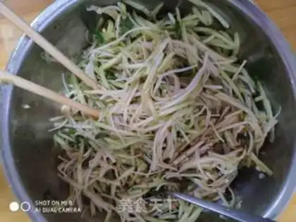 Make Gold pins and mushrooms and cucumbers step 5