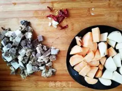 Make Beef stew melon step 1