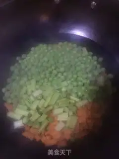 Make Fried peas step 1