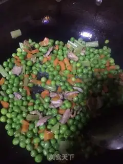 Make Fried peas step 4